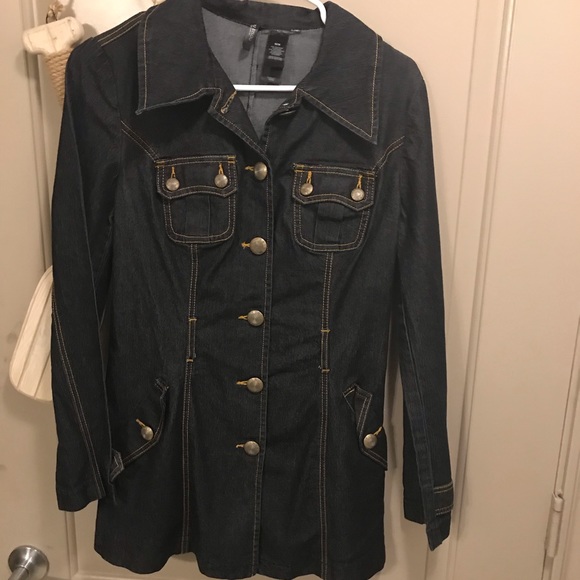 LDS Bisou bisou jean jacket like new S/M - Picture 4 of 8